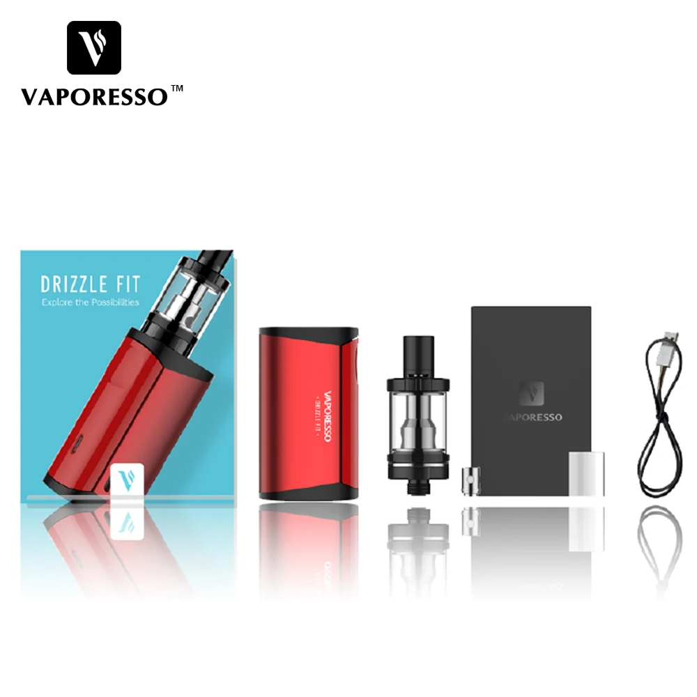 Оригинальный Vaporesso Drizzle Fit Starter Vape Kit с баком 1 8 мл и встроенной батареей 1400 мАч