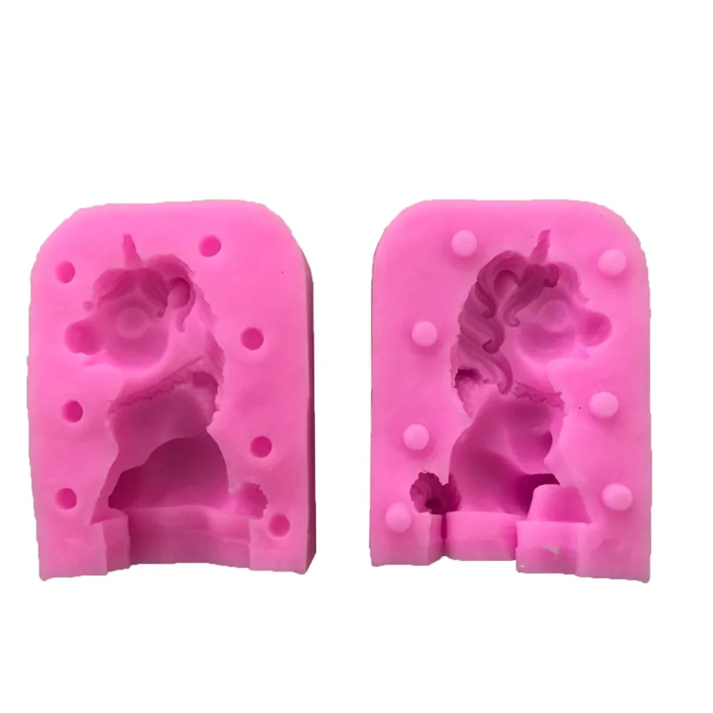 

Unicorn Fondant Cake Silicone Molds Jello Pudding/Chocolate/Ice Cube Mold Pastry Candy Mould Baking Cake Decoration Tools B026