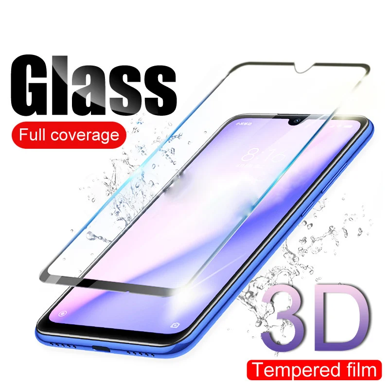 

3Pieces 3D full Tempered Glass for Xiaomi Redmi Note 7 Film Protective Glass Screen Protector for Xiaomi Redmi Note 7 7pro Film
