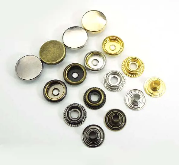 Leather Snaps & Fasteners Kit - 17mm Snap Button Kit With Press Pliers, 40 Sets, 4 Colors, Metal Leather Buttons For Fabric, Clothes, Jackets, Purse, Bags