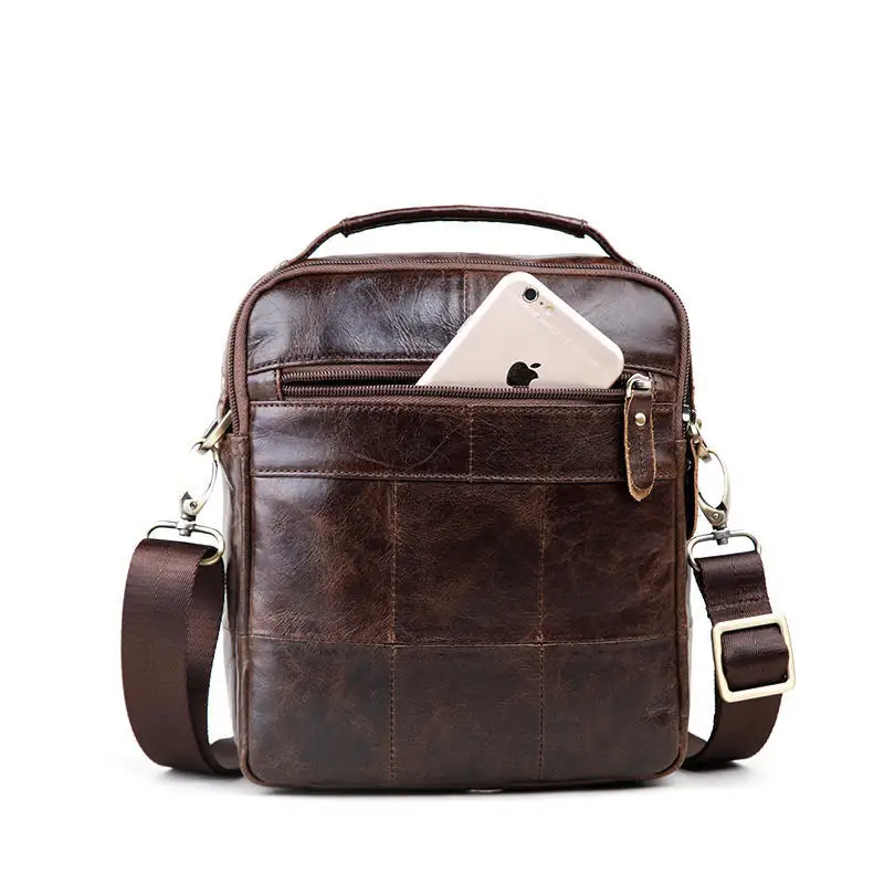 

Cobbler Legend Genuine Leather Mens Bags Small Flap Casual Messenger Bag Male Crossbody Bags Men's Shoulder Bag Business Handbag
