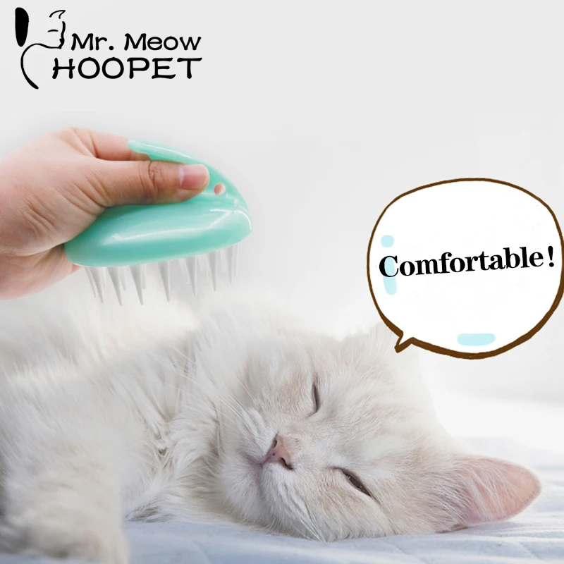 

Hoopet Pet Brush Grooming Dog Puppy Cat Washing Bath Brush Comb Dog Massage Shower Comfortable Cleaning Pet Supply