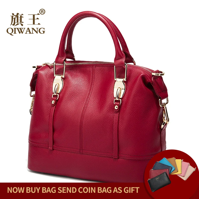 QIWANG Women Genuine Leather Bags Roomy Hobo Handbags Full Grain Cowhide Handbags Ladies Fashion Purses for Commuting&Party QIWANG Women Genuine Leather Bags Roomy Hobo Handbags Full Grain Cowhide Handbags Ladies Fashion Purses for Commuting&Party