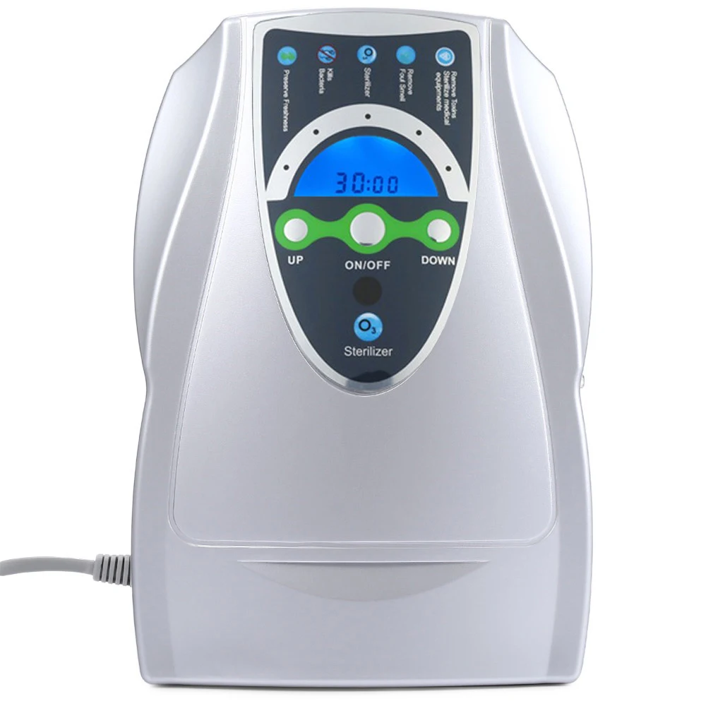 Beste 220V 110V Ozon Generator Ozonator ionisator O3 Timer Luchtreinigers Olie Groente Vlees Verse Zuiveren Lucht Water EU US PLUG