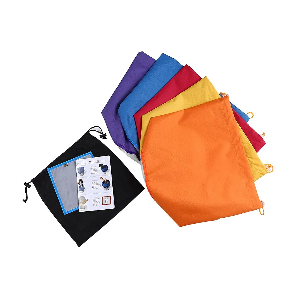 

5pcs/set 5 Gallon Filter Bag Bubble Bag Garden Grow Bag Hash Herbal Ice Essence Extractor Extraction Bag with Pressing Screen