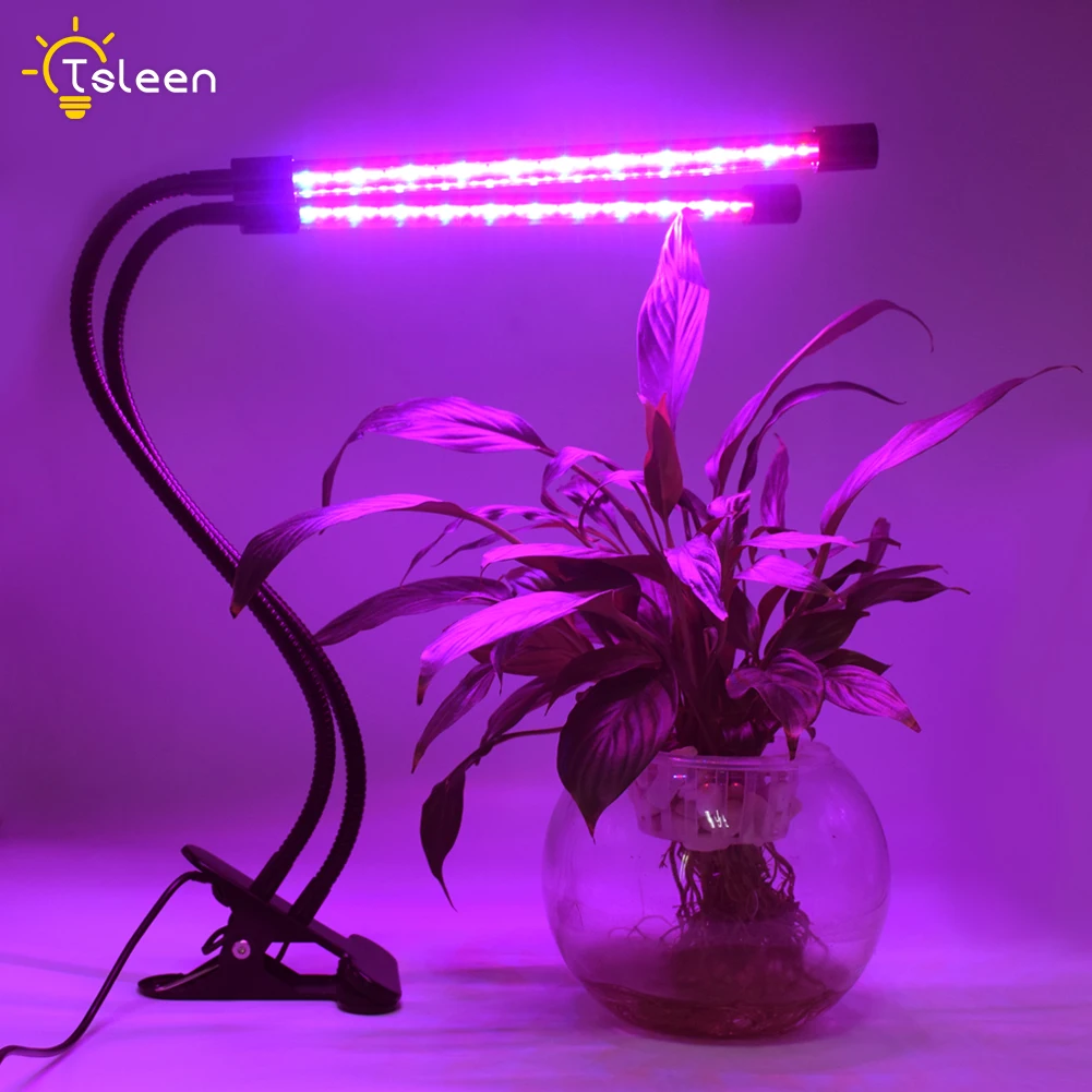 40Red + 20 синий светодиодный Grow Light 8 уровень затемнения 3/9/12H Вкл/таймер выключения лампы 20 Вт для цветочных растений 60 шт. светодиодный