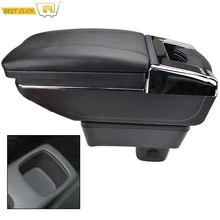 Para suzuki swift 2005 - 2020 centro console de armazenamento braço resto rotativo caixa braço 2006 2007 2008 2009