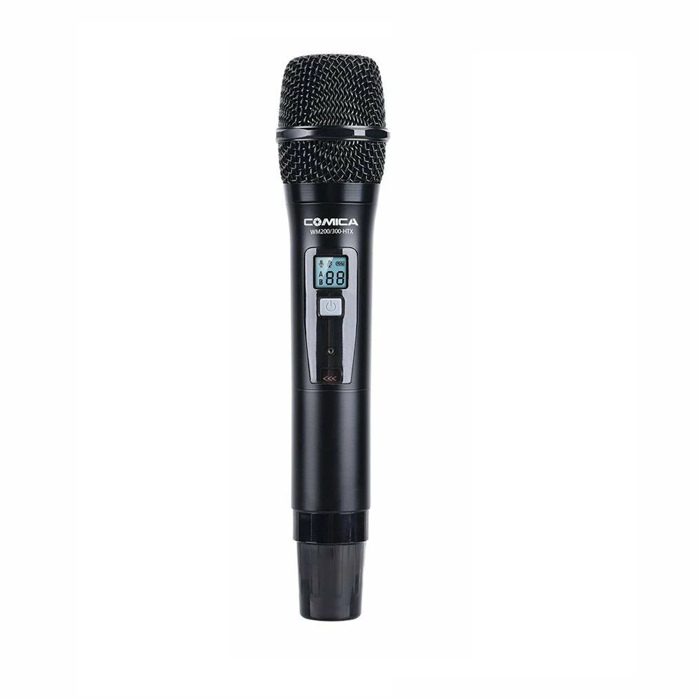 Comica CVM WM200 300HTX UHF 96 канальный Ручной беспроводной микрофон передатчик для WM300 режим