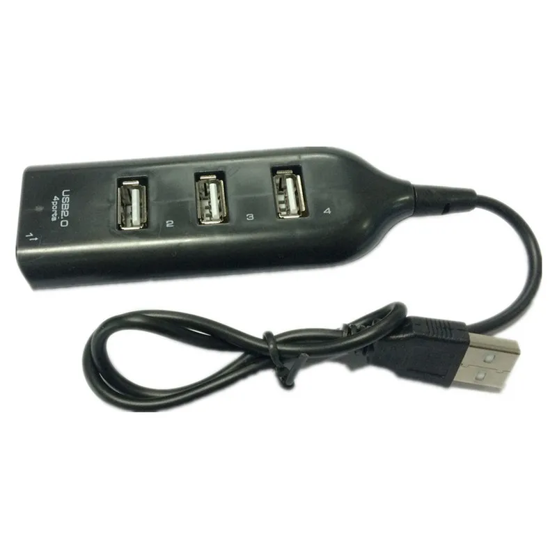 

0.5M 4 Port Slim Compact USB Multi Hub Expansion Splitter Lead for Laptop PC (Assorted Color)