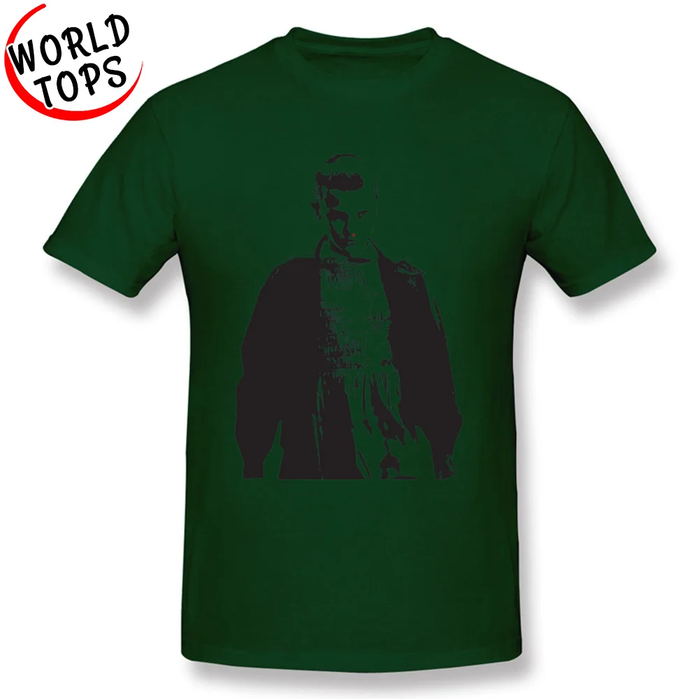Europe Short Sleeve Tops & Tees April FOOL DAY O-Neck Pure Cotton Men T-shirts Eleven A Europe T Shirts Retro Free Shipping Eleven A dark