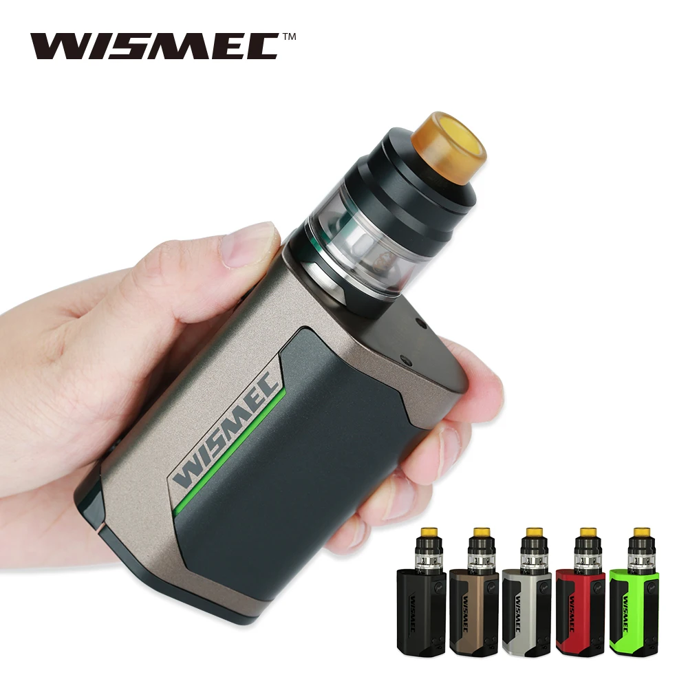 Original WISMEC Reuleaux RX GEN3 Vaping Kit 300W W/ 2ml Gnome Tank Atomizer &WM Coils Vs 300W RXGEN3 TC Mod No 18650 Battery original wismec rx2 3 mod augvape merlin mini tank 2ml rta atomizer vaping 200w rx23 tc box mod e cig vaping vs smok alien kit