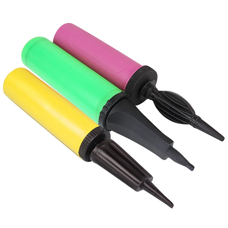 1pcs Balloon pump Mini Plastic Hand Held Ball Party Balloon Inflator