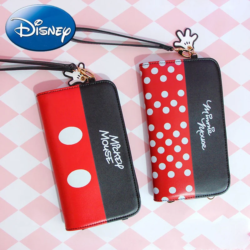 

Disney Kids Mini Messenger Bag Women Money Purse Cute Mickey Minnie Shoulder-Bag Kid Wild Creditcard Package Cartoon Girl Gift