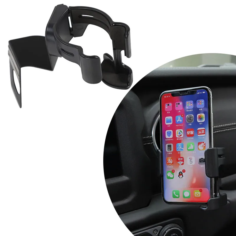 Multi-function for Wrangler Phone Holder Car Interior Accessories water cup support smartphone car holder for Jeep Wrangler JL