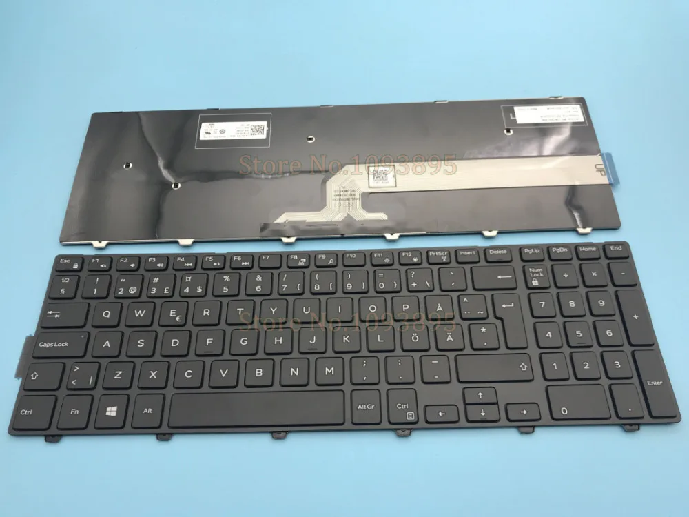 New Swedish keyboard For Dell Inspiron 17 5749 5748 5758 5759 5755 17-5000 17-5748 17-5749 Keyboard No Backlit | Компьютеры и офис