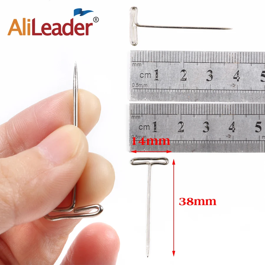 100Pcs Thumbtack Pushpin Stainless Steel T Pins T Shaped Pins Needles with  Storage Box for Crafts, Blocking, Knitting, Modelling - AliExpress