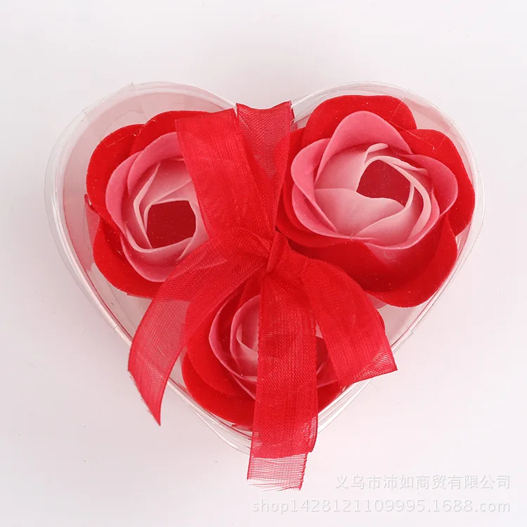 20 коробок Арома сердце мыло в виде цветов розы мыло, средство для ванны Романтические сувениры День святого Валентина подарки свадебные услуги вечерние Декор
