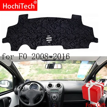 

Rose Pattern Non-slip Dashmat Dash Mat Dashboard Cover Pad Cover Carpet Car Sticker for BYD F0 2008 2009 2010-2016 Car Styling
