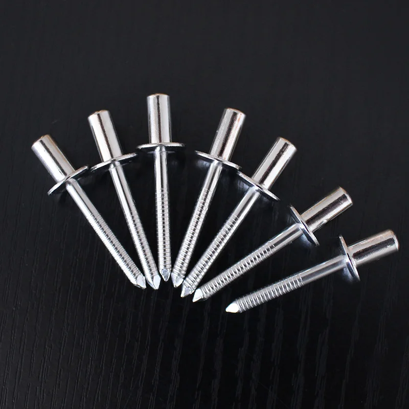 

50pcs M6.4x13mm Close End Rivets 304 Stainless Steel Hollow Rivet Rivets Rivetti Sealed Blind Rivets