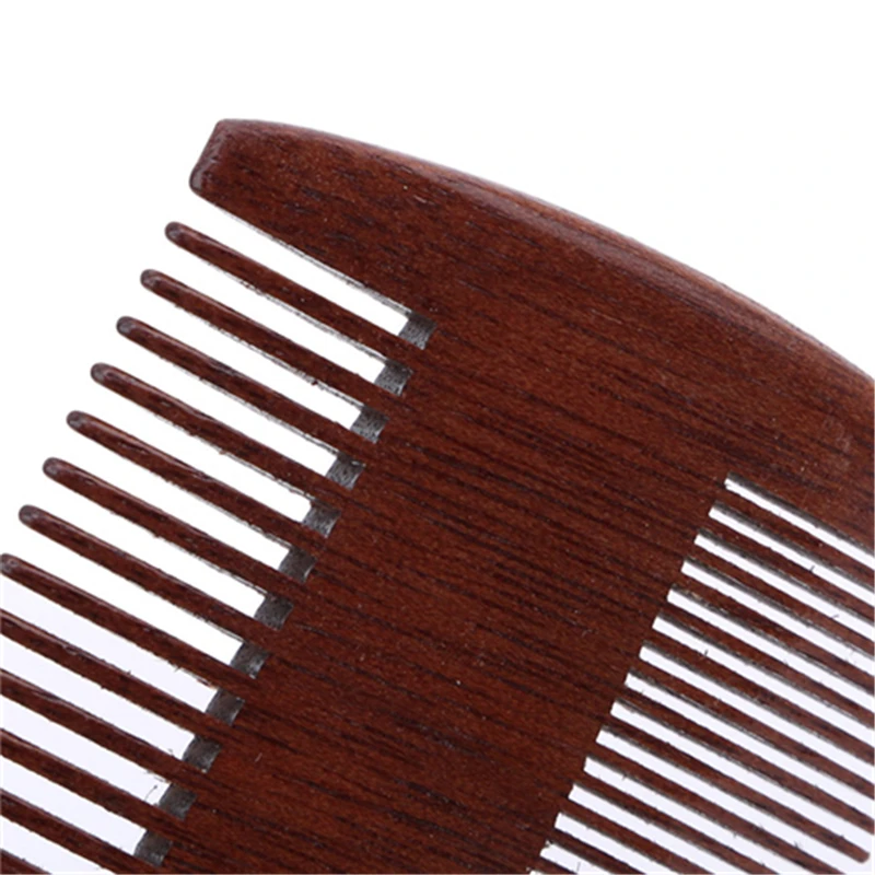 Винтаж высокое качество деревянный чехол гребень Нет статический вшей Pet борода гребень укладки волос инструмент очень узкий Дент