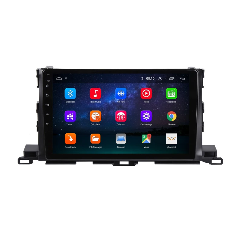 Perfect 10" 2.5D IPS Android 8.1 Car DVD Multimedia Player GPS For Toyota Highlander 2015 2016 2017 audio car radio stereo navigation 15 Perfect 10" 2.5D IPS Android 8.1 Car DVD Multimedia Player GPS For Toyota Highlander 2015 2016 2017 audio car radio stereo navigation 15