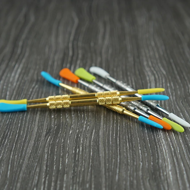 500pcs 120mm double sided concentrate oil wax tool dab tool for bho