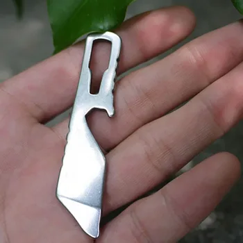 

Multifunctional Mini Pocket Wrench Pry Bar Screwdriver Bottle Opener Outdoor Camping Self-defense Tactical Equipments Hand Tools