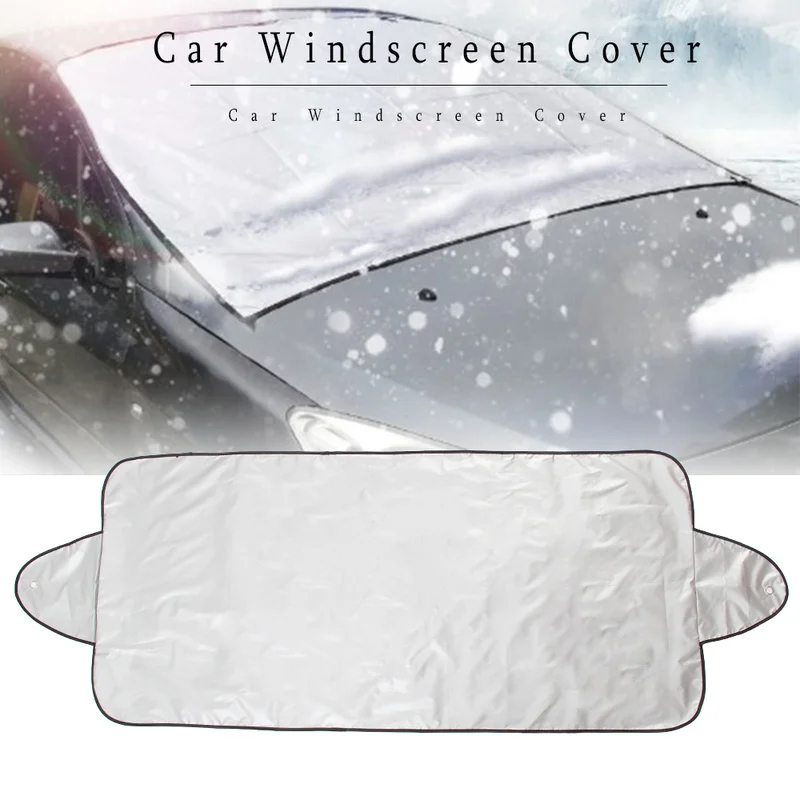 

1pcs Silver Universal Car Windscreen Cover Snow Ice Protection Summer Window Guard Screen 150x70cm