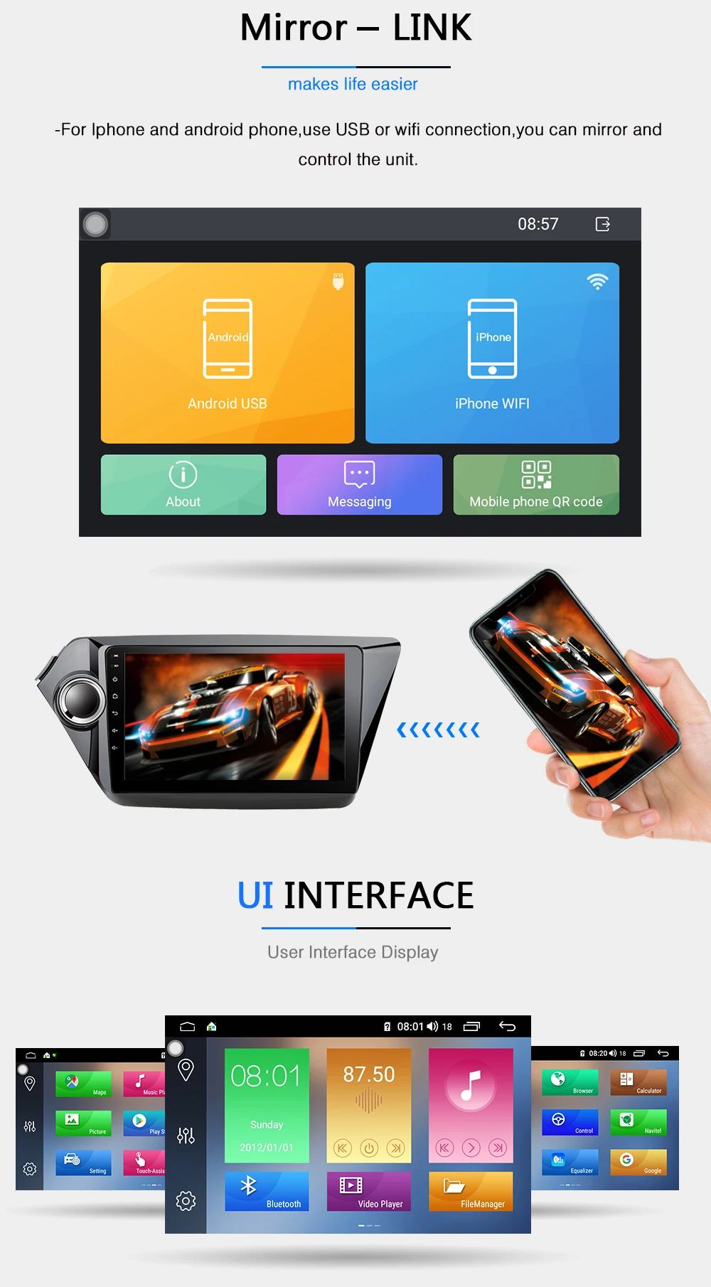 Perfect Funrover 2.5D+IPS Octa Core android 9.0 car radio dvd Multimedia for Kia k2 RIO 2011-2016 car gps navigation DSP 4G 64G LTE RDS 11