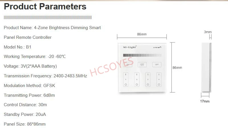 Milight B0 B1 B2 B3 B4 B8 T1 T2 T3 T4 2,4 GHZ 4-Zone 8-Zone wifi беспроводной сенсорный умный пульт дистанционного управления/RGBW/RGB+ CCT