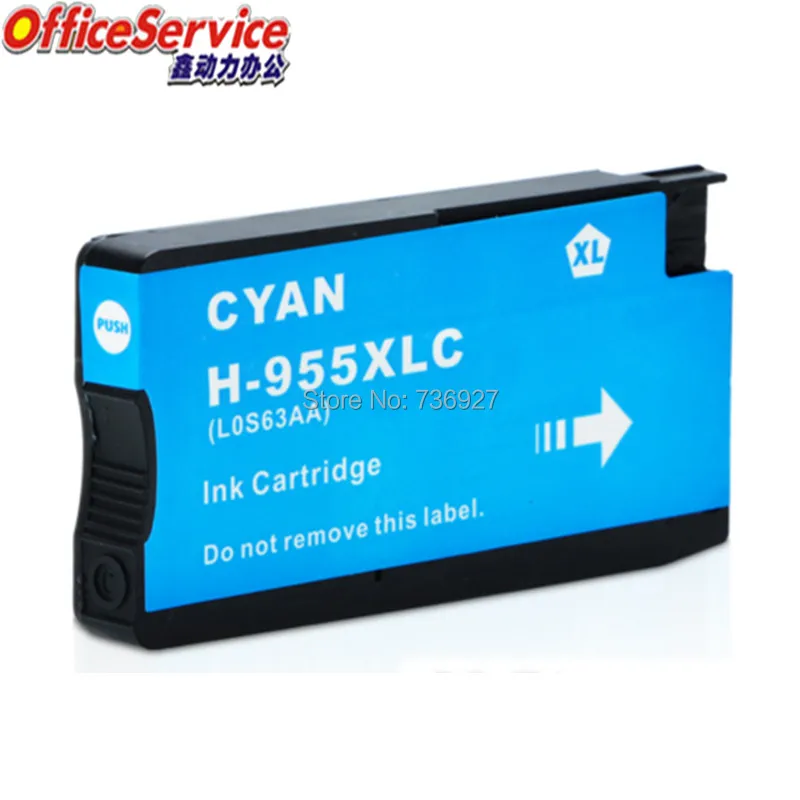 955 955XL совместимый чернильный картридж для HP955XL костюм Officejet Pro 8725 8727 8730 8740 7740 8210 8218