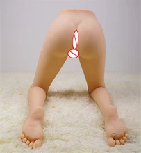 100cm full silicone real sex dolls sex leg with real vaginal, realistic pussy and ass sex toys for male masturbator,sex product