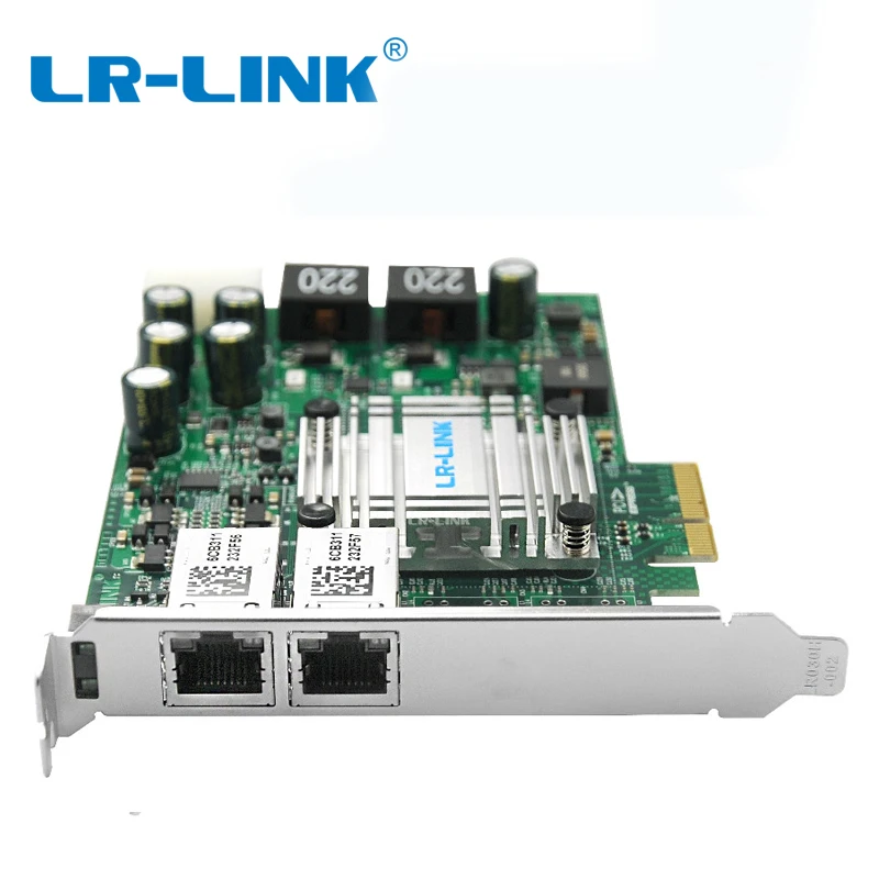 LR LINK 9722HT POE Dual Port POE Frame Grabber Gigabit Ethernet Industrial Card PCI Express Camera 4