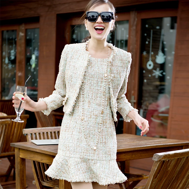 tweed outfit womens
