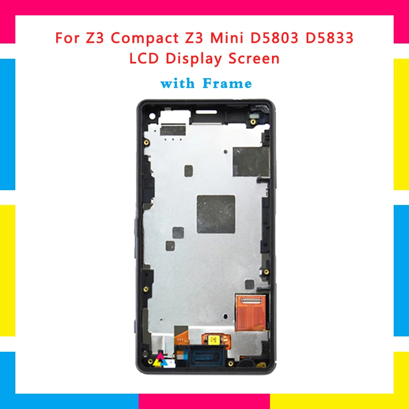 

5pcs LCD Display Screen With Touch Screen Digitizer Assembly For Sony Xperia Z3 Compact Z3 Mini D5803 D5833
