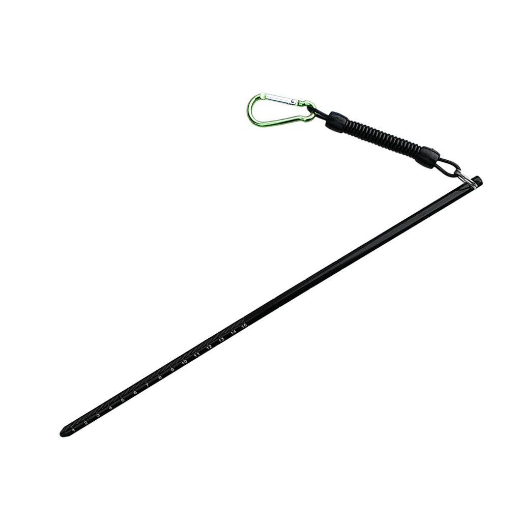 15 cm Aluminum Scuba Diving Lobster Stick Pointer Lanyard Strap with Bolt Snap Clip Underwater Sports Scuba Diving Accessories