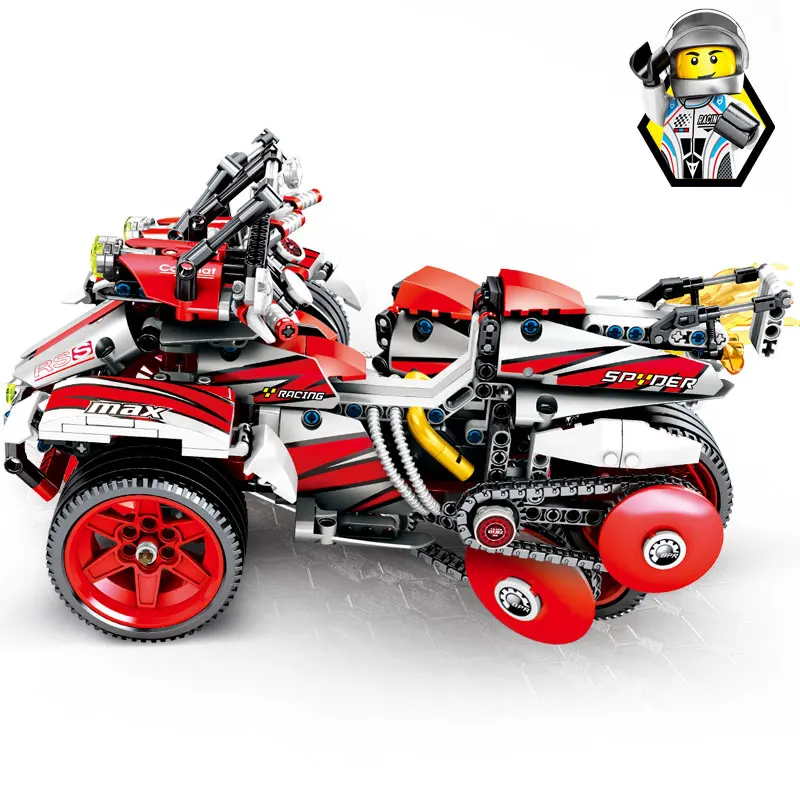 

511PCS Pullback Off-Road Vehicles Car Building Blocks Compatible legoed Technic Car DIY Bricks Educational Toys for Children