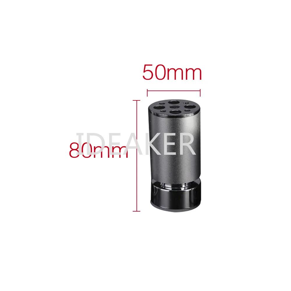 4pcs 120x 60 x 38mm Black Round Tapered Furniture Legs Feet for Sofa Bed Table