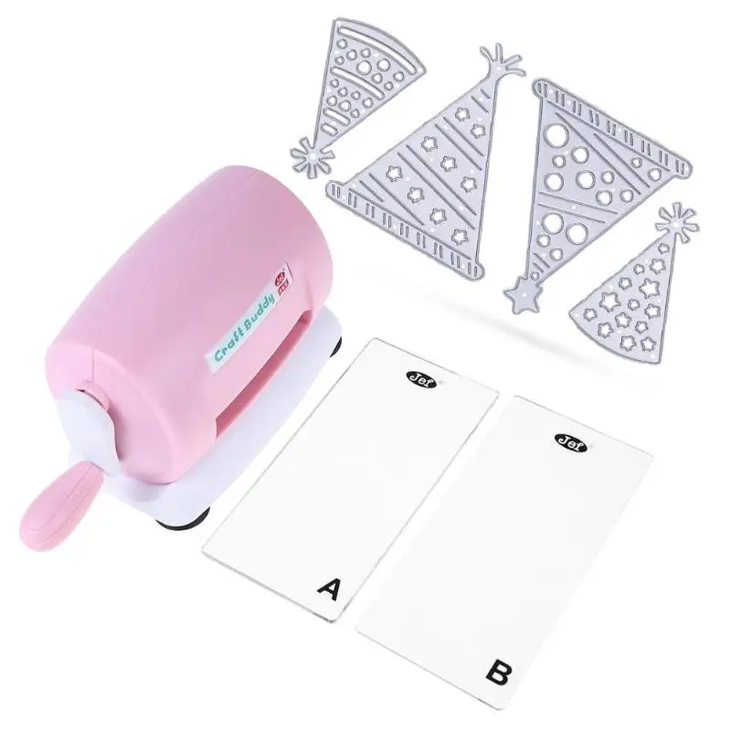 

DIY Dies Cutting Embossing Machine Scrapbooking Dies Cutter Paper Card Die-Cut Machine Home Embossing Dies Tool Pink Purple