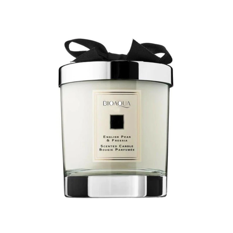 

New Arrival English Pear & Freesia Scented Home Candle 200g (2.5 inch) Lime basil Candles - Brand New