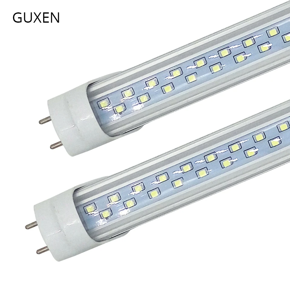 T8 Led Tube Light 28W 36W 192pcs SMD 2835 Chip Double Row 4ft G13 base
