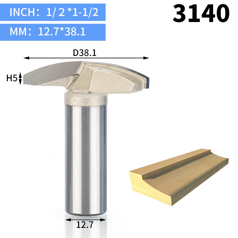 HUHAO 2 шт./лот 1/" хвостовик классический погружной бит Деревообрабатывающие инструменты с ЧПУ два фрезы для резки древесины инструмент для деревообработки - Длина режущей кромки: 3140