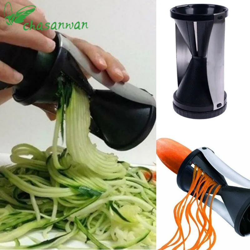 

HOT Freeshipping 1 Pcs Vegetable Fruit Veggie Twister Cutter Slicer Processing Cooking Kitchen Tool Garnis Kitchen Accessories.b