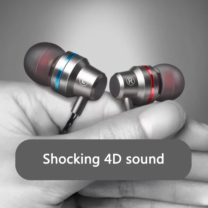 

3.5mm Wired Earphone For Phone iPhone Xiaomi Samsung Huawei Headset In-Ear Earphone With Mic
