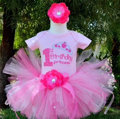 Красочные с цветочным проектом для маленьких девочек юбки-пачки для младенцев; платье из пышного тюля с юбка-пачка для праздника юбка-американка с бантом из ленты и оголовье, набор детские юбки