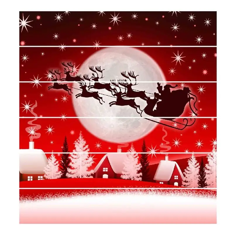 6 шт./компл. Водонепроницаемый ПВХ стены наклейки лестницы Снеговик Санта Клаус Рождественский пол лестница наклейки на Рождество, украшение для дома - Цвет: 19
