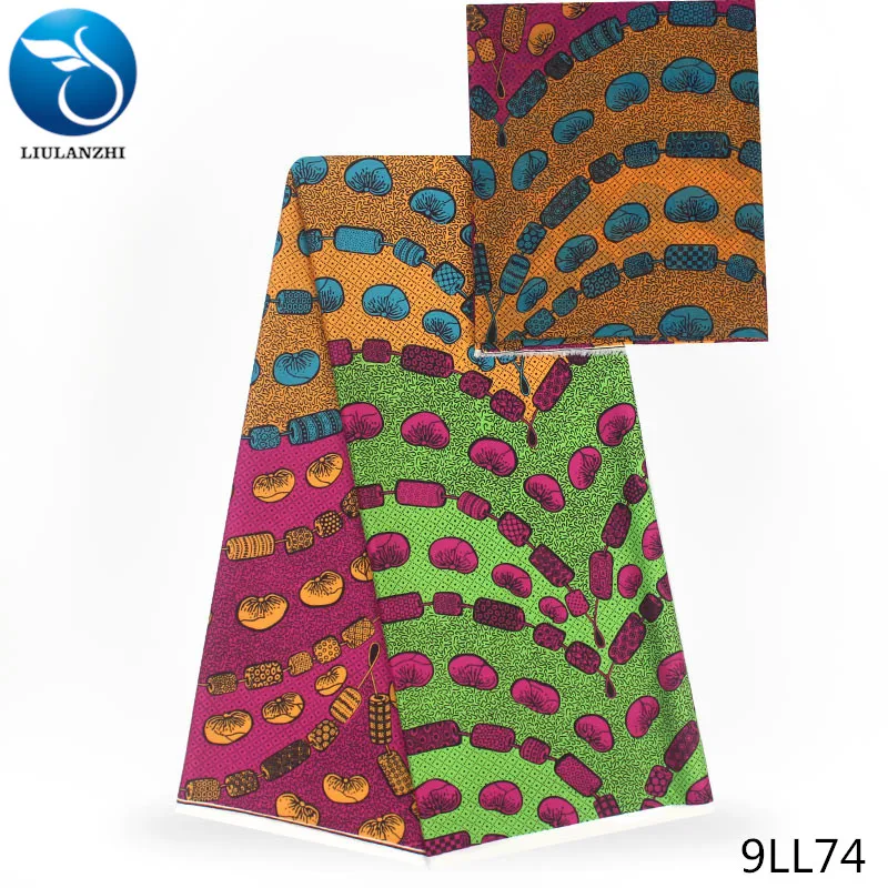 

LIULANZHI printed chiffon fabric african fabric accessories 4yards audel modell fabrics material fabric 6 yards/set 9LL73-9LL80