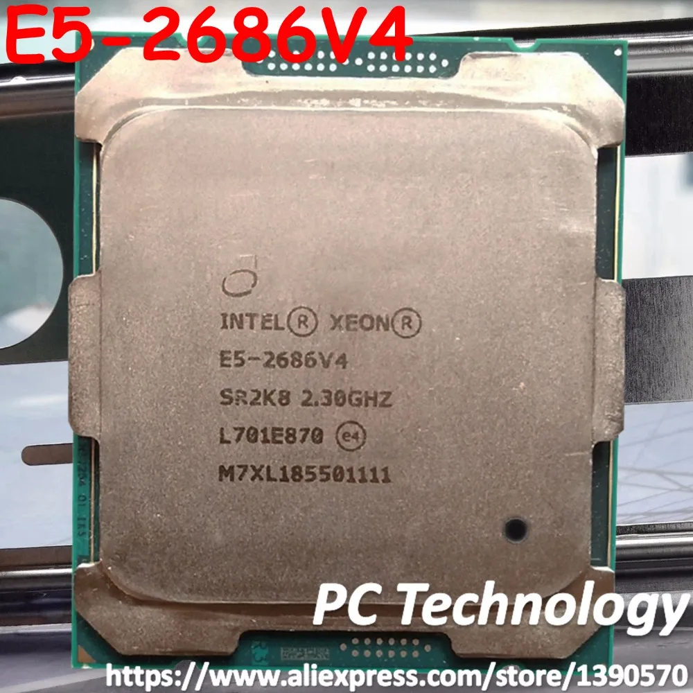 Original Intel Xeon processor E5 2686V4 2.30GHZ 18 Core 45M Cache E5 ...