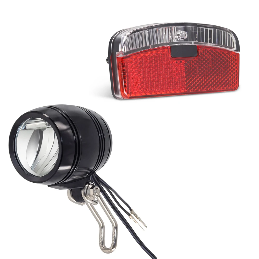 

Onature dynamo bike light set with parking light input AC 6V headlight and rear light Stvzo standard led bicycle dynamo light