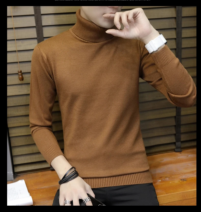 MRMT брендовый мужской свитер, Молодежный свитер с высоким воротником для мужчин, толстый тонкий свитер с длинными рукавами